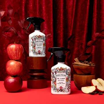 Home-Pourri Air + Fabric Multi-Purpose Odor Eliminator, Salted Caramel Apple, 11 Fl Oz - Fuji Apple, Cinnamon and Vanilla