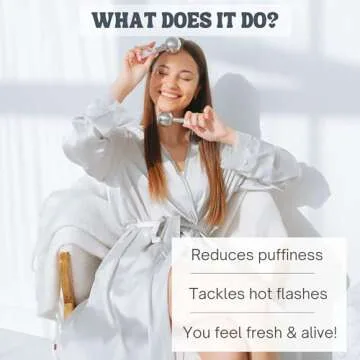 Ice Globes for Facials - 360 Rotating Steel Globes