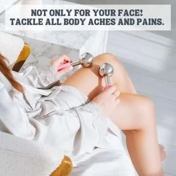 Ice Globes for Facials - 360 Rotating Steel Globes