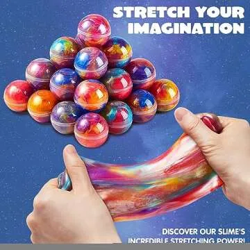 JOYIN Galaxy Slime Party Favors - 24 Pack for Kids