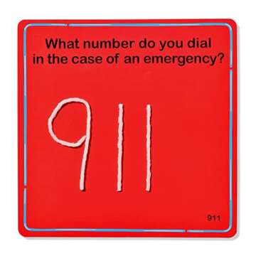 Wikki Stix Numbers and Counting Cards, Preschool & Kindergarten Tactile Learning, STEM Toy, Numbers 1-20 Plus 7 Bonus Cards, 36 Wikki Stix, for 3 & Up.