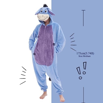 GONAAP Eeyore Adult Pajamas - Cozy Animal Onesie