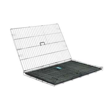 Carlson Secure Foldable Metal Dog Crate for Large Pets