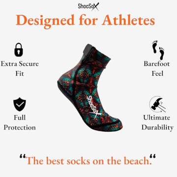 ShocSox Beach Volleyball & Sand Soccer Socks - Comfort & Style