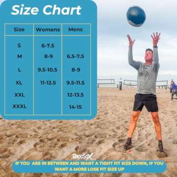 ShocSox Beach Volleyball & Sand Soccer Socks - Comfort & Style