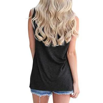 Nlife Womens Tank Tops Novelty Graphic Tees Shirt with Sayings Casual Tshirts Summer Ladies Tops