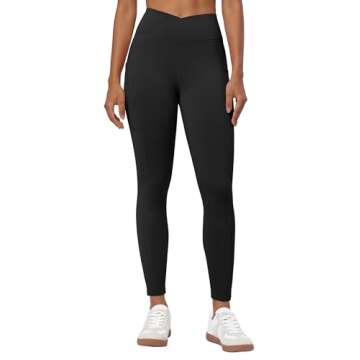 Willit Women's Fleece Lined Leggings Thermal Winter Pants Warm Yoga Running Tights High Waisted with...