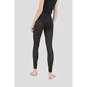 Terramar Thermasilk Pointelle Pants for Women - Black