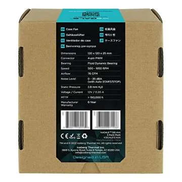 Iceberg Thermal IceGALE 120mm PWM Case Fan 3-Pack