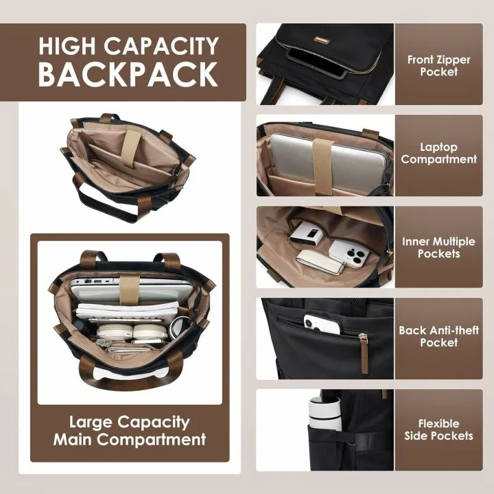 GOLF SUPAGS Convertible Laptop Backpack for Women