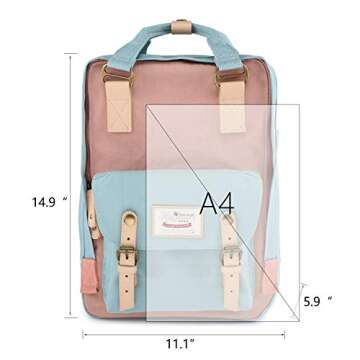 Himawari Backpack/Travel Backpack for Women 14.9" College Vintage Waterproof Bag ， Work Backpack f...