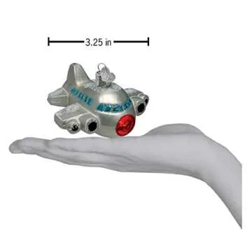 Old World Airplane Christmas Ornament for Unique Festivities