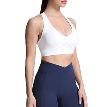 Aoxjox Twist Sports Bra for Women Workout Fashion