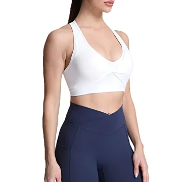 Aoxjox Twist Sports Bra for Women Workout Fashion