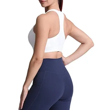 Aoxjox Twist Sports Bra for Women Workout Fashion