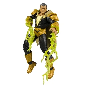 McFarlane 7" Black Adam Figure with Comic - Collectible