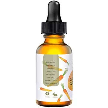 Teak Naturals Organic Carrot Seed Oil for Skin and Hair 1oz
