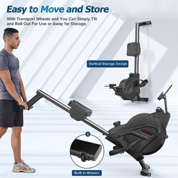 Maximize Your Home Workouts with Dripex Rowing Machine, Durable and Compact for All Fitness Levels