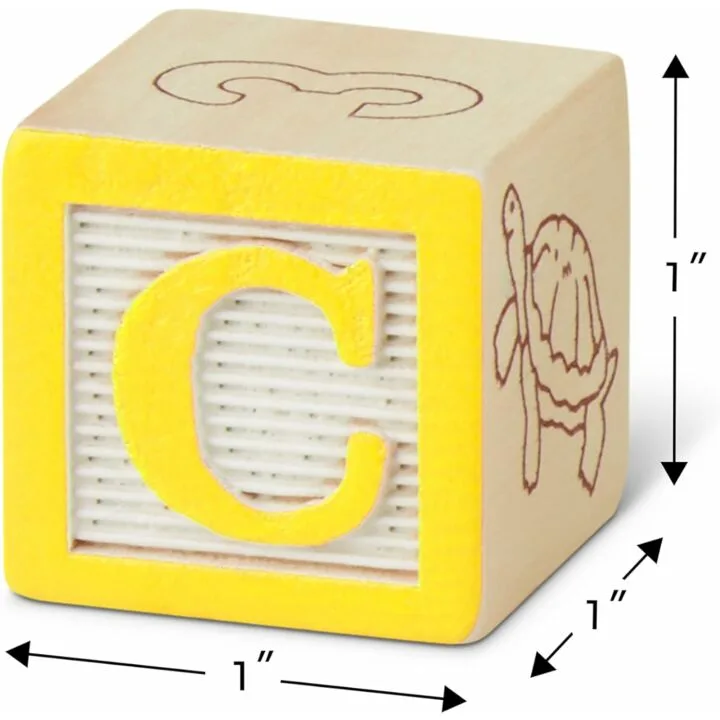 ABC 123 Wooden Blocks for Toddlers - Engaging