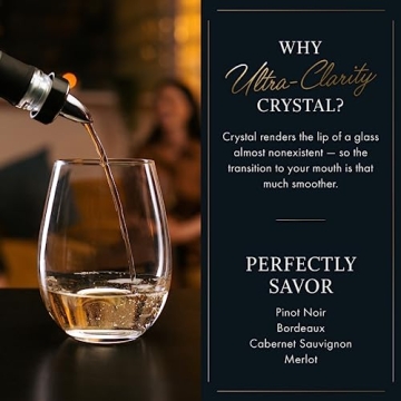 Stylish Stemless Wine Glass Set - Perfect for Gifting