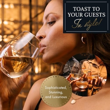 Stylish Stemless Wine Glass Set - Perfect for Gifting