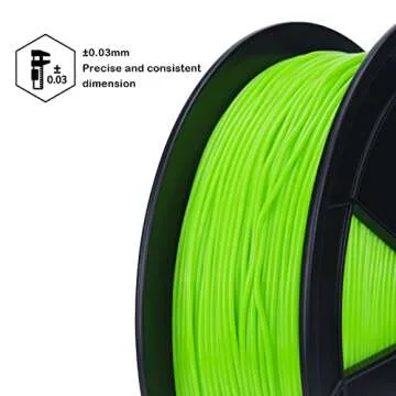 ZIRO TPU Filament 1.75mm Flexible Green 3D Printing Material