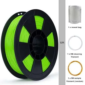 ZIRO TPU Filament 1.75mm Flexible Green 3D Printing Material
