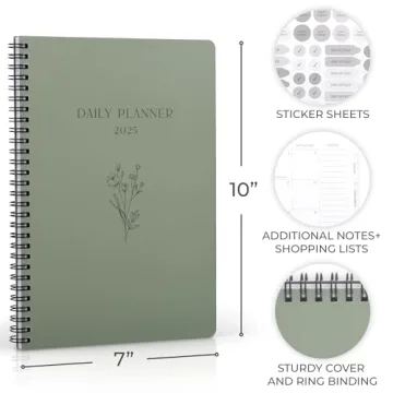 2025 Daily Planner for Men & Women - Organize Effectively