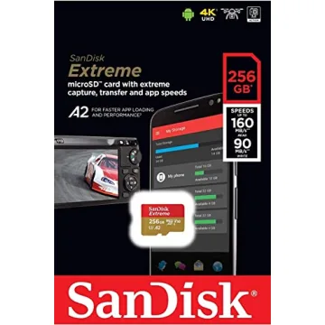 Buy SanDisk 256GB Extreme MicroSDXC for 4K Video & Apps
