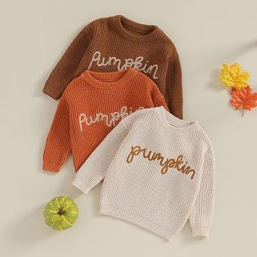 Baby Halloween Knit Sweater for Boys and Girls - Cozy & Cute