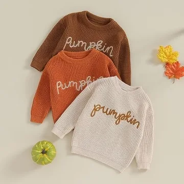 Baby Halloween Knit Sweater for Boys and Girls - Cozy & Cute
