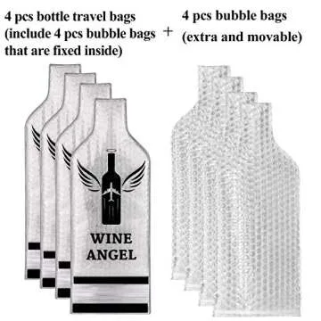 Premium Reusable Wine Travel Bags for Secure Transport
