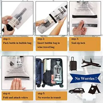 Premium Reusable Wine Travel Bags for Secure Transport