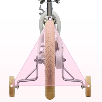 Petimini Girls' 14 Inch Bike for 3-5 Years Old