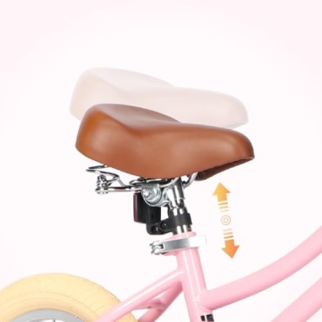 Petimini Girls' 14 Inch Bike for 3-5 Years Old