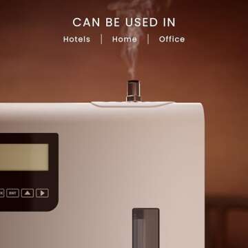 The Magic Scent Diffuser - Scent Air Machine for Home & Commercial Use, Covers 2000 sq. ft., Nebulizing Diffuser - HVAC Diffuser or Portable Large Room Waterless Diffusers - Aroma Oil Included