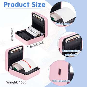 Peripage Mini A6 Portable Printer with Thermal Paper
