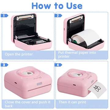 Peripage Mini A6 Portable Printer with Thermal Paper