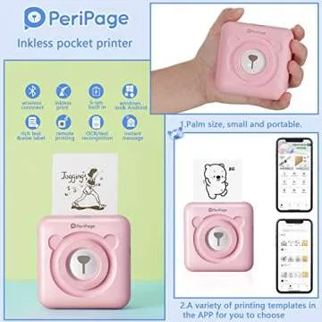 Peripage Mini A6 Portable Printer with Thermal Paper