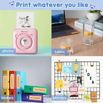 Peripage Mini A6 Portable Printer with Thermal Paper