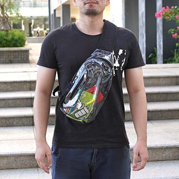 Edraco Clear Sling Bag for Festivals and Sporting Events