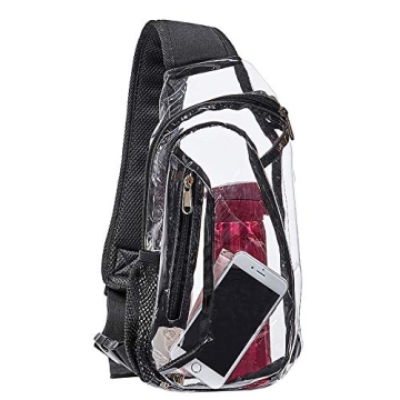 Edraco Clear Sling Bag for Festivals and Sporting Events