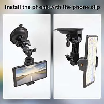 Versatile Suction Cup Mount for GoPro and Smart Devices