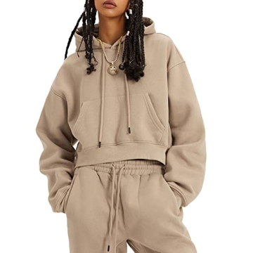 Flygo Women’s Fleece 2 Piece Tracksuit Set for All Seasons