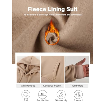 Flygo Women’s Fleece 2 Piece Tracksuit Set for All Seasons