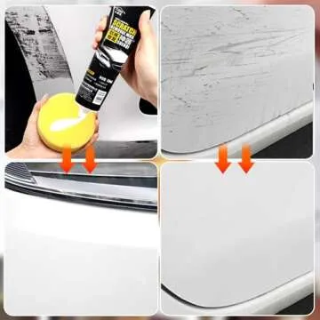 Scratch Remover for Vehicles, 2025 Upgrade Car Scratch Remover for Deep Scratches, Car Polishing Wax Scratch Remover for Vehicles,Car Paint Scratch Repair Kit with Wipe and Sponge (1)