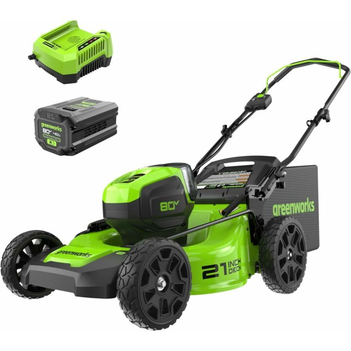 Greenworks 80V Lawn Mower with 4Ah Battery