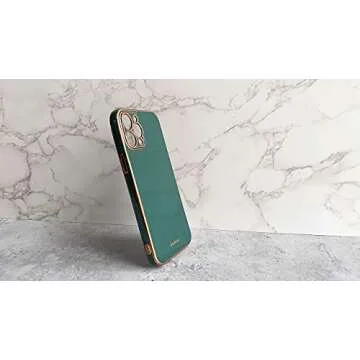 AHDEAU Green & Gold Phone Case - Slim Fit Hybrid Shockproof Protection