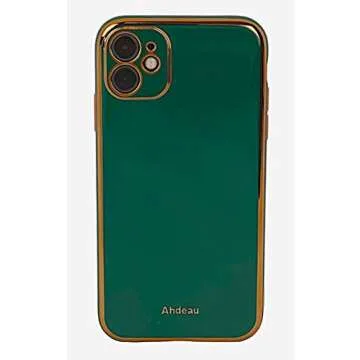 AHDEAU Green & Gold Phone Case - Slim & Shockproof Protection