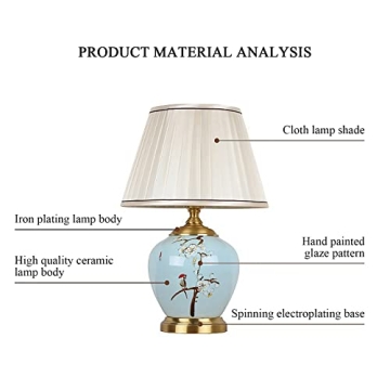 Elegant HATUO Ceramic Table Lamp for Home Decor